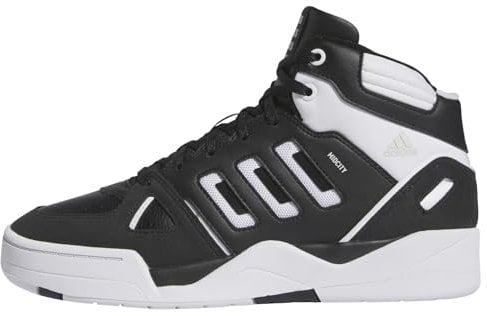 adidas Herren Midcity Mid Shoes Basketball-Schuhe, core Black/Cloud White/Crystal White, 43 1/3 EU