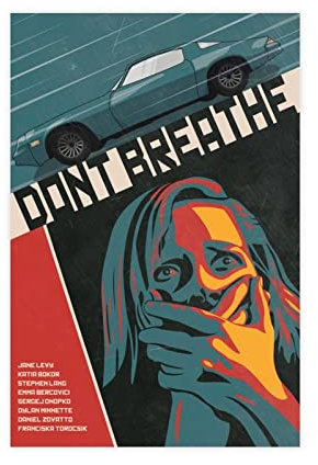 HDTS Filmposter Don't Breathe, Leinwand, Schlafzimmer, Dekoration, Sport, Landschaft, Büro, Raumdekoration, Geschenkrahmen: 40 x 60 cm