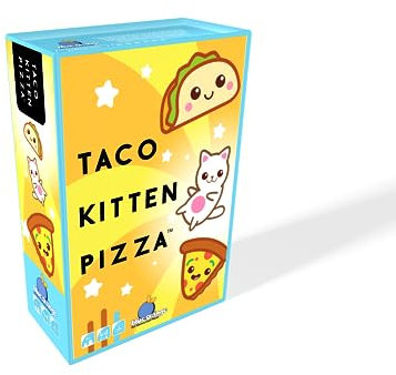 Blue Orange Pizza Taco Kitten | Juego de Cartas | A Partir de 4 años | 2-6 Jugadores | 5 Minutos de Tiempo de Juego