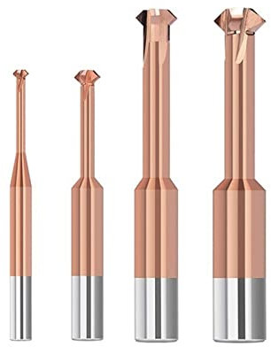 Milling Cutter 90 Degree Front Back Deburrer Double Angular Chamfering Cutter Inner Chamfer for Metal Hole CNC Tool (Size : D3x12xD1.8xD4x50)