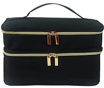 Nähtasche – Nähaufbewahrungskoffer – Nähkorb-Organizer, doppellagig, Nähkästchen groß – Nähwerkzeug-Organizer und Aufbewahrung – Ewing Zubehör Aufbewahrungsbox für Faden, Nadeln, Nadeln