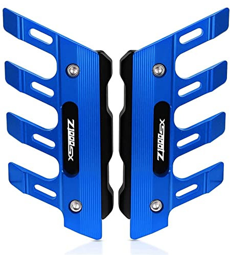 Motorrad Sturzpads Für Kawasaki Ninja Z1000SX Z1000 SX Z1000 Tourer 2011-2021 CNC Kotflügel Seitenschutz Schutzblech Z 1000 SX Kotflügelschieber (Farbe : Blue, Size : With LOGO)
