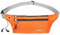 CCAIPU Sport Bauchtasche Herren und Damen Gürteltasche Wandern Gürteltasche mit verstellbarem Gürtel Wasserdicht leichtes Gürtelset für Soprt Outdoor Camping (Orange)