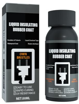 Gkever Ruban Isolant Liquide, électrique étanche liquide isolant, imperméable, rapide séchage pour l'intérieur et l'extérieur