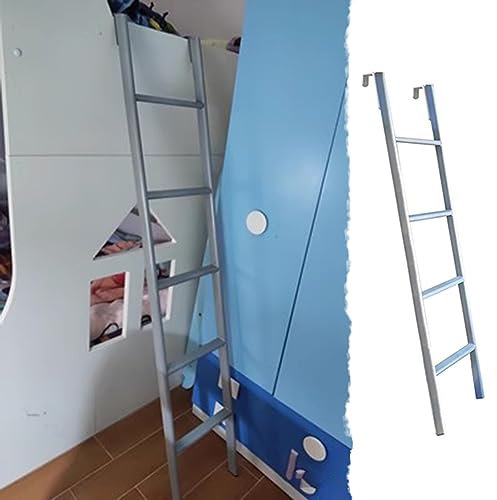 ZCFXIFGF Scaletta per Letto a Castello, Scaletta Laterale per Letto Autoportante, Scaletta di Salita Regolabile per Interni ed Esterni, Scale per Mansarda per Camper, Scaletta per Letto a Castello -