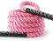 Gewichtetes Springseil für Fitness, schwer, Erwachsene, Battle Ropes für Männer/Frauen, Ganzkörpertraining, Krafttraining im Fitnessstudio, Verbesserung der Kraft und Muskelaufbau (Rosa 1,1 kg, 2,9 m)