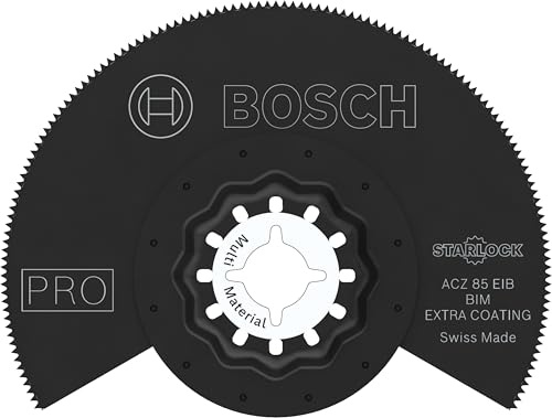 Bosch 1x PRO ACZ 85 EIB Blatt für Multifunktionswerkzeuge, 85 mm | für Nichteisenmetalle, Kompaktlaminat-Vinyl, PVC, Ø 85 mm, Professional Zubehör Multifunktionswerkzeug