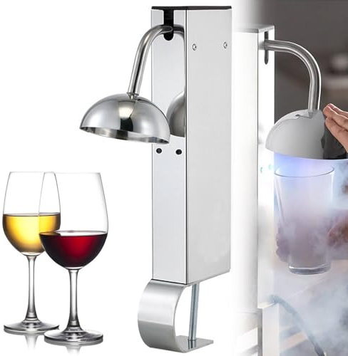 HNBYLMM Enfriador de Vasos Enfriador/congelador de Vasos con CO2 para Tazas y Vasos Enfría los Vasos en 6 Segundos Enfriador de Vasos para Bares, restaurantes y cocinas