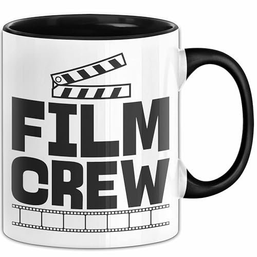 Film-Crew Tasse Geschenk Fime-Macher Geschenkidee Becher (Schwarz)