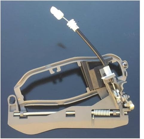 Car Door Handle Covers For B&MW X5 E53 2000-2006 Door Handle Carrier Inner Outside Front Rear Left Right 51218243615 51218243616 51228243635 51228243636(Front Right)