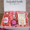 Enchanted Drinks Happy Birthday Gift Set - Luxury Engraved Happy Birthday Box with Pink Glitter Shimmer, Birthday Cake Syrup, Fentimans Rose Lemonade & Luxury Birthday Truffles - Non-Alcoholic Gift