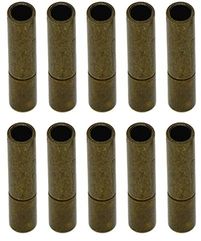 rockible 10 Stück Bajonettverschlüsse für Schmuck mit Lederschnur und Endkappen