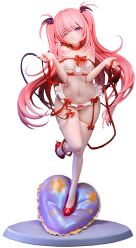 DEXSHUN Succubus Lulumu Figur Anime Illustration Original Gemälde Succubus Serie Figure Modell Statue PVC Sammelfiguren Desktop Dekoration Ornamente Geschenk 25cm