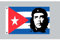 Everflag Flagge 90 x 150 : Kuba mit Che Guevara