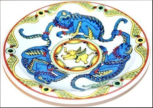 SAKI Wildlife (13cm Grundfarbe hellblau) BOPLA! Porzellan ESPRESSO TELLER kombinierbar mit allen BOPLA Espressotassen 0,09l ASSIETTE ESPRESSO - PIATTO ESPRESSO - ESPRESSO PLATE - PLATO ESPRESSO Ø13 CM, 5-1/8 IN. GEEIGNET ALS UNTERTASSE FÜR ESPRESSO TASSE, KLEINER BROTTELLER, FÜR ́S STÜCKCHEN ZWISCHENDURCH, FÜR KONFEKT USW. EINZELGEWICHT: 144G