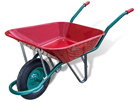 wurko 12100000 rote Schubkarre Werk Royal 60L