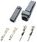 DAYTONA Stecker Set für SUZUKI Blinker 2-polig, grau