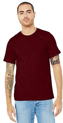 Bella Canvas Adults Unisex Heather CVC T-Shirt (XL) (Heather Cardinal Red)