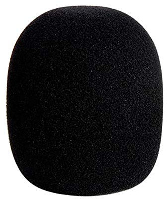 Brussels 1 x dicker Schaumstoff-Mikrofon-Schwamm-Abdeckung, Kugel-Typ-Mikrofon, Windschutzscheibe, Windschutz für Studioaufnahmen, Live-Sound, Bühne, KTV, Schwarz