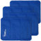 Newgen Medicals Kühltuch: 4er-Set kühlende Kissenauflagen, 30 x 40 cm, blau (Kühlmatte, Kühl-Kissen, Ventilatoren)