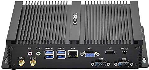 KINGDEL Potente Ordenador para Juegos, CPU i5 con 8 GB de RAM + 256 GB SSD, 4K HD Soporte: 3280 x 2000, 4 USB 3.0, 2 x COM RS232, HD, VGA,
