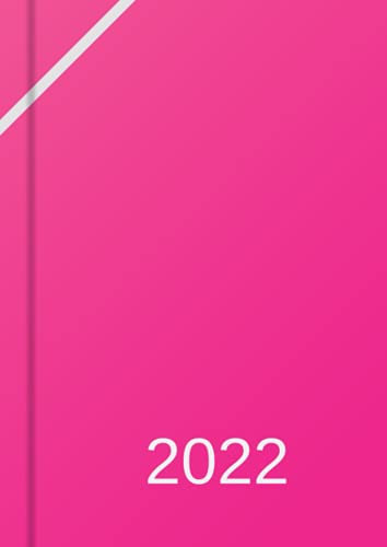 Tagesplaner 2022 DIN A4, Planer groß, 1 Tag - 1 Seite: Tageskalender 22, Kalender und Tagebuch mit Platz für Termine, Todos, usw., für Freizeit und Business (pink/rosa)