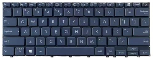 Replacement Tastiera del Computer Portatile per for ASUS for ExpertBook B9 B9450FA Nero Versione Americana