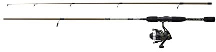 Mitchell Tanager Camo II Ruten- und Rollenkombinationen, ideal für Anfänger oder gelegentliche Angler, Starke Fiberglas-Rutenrohlinge, 1+1 Lager-Spinnrollen, DigiCamo Design, 1.82m |5-15g
