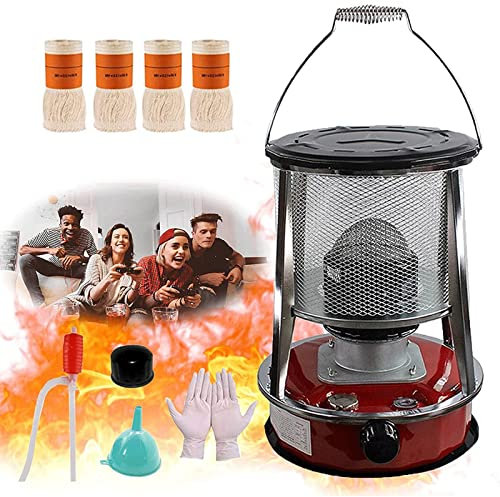 Yufenj Poele A Petrole D'intérieur,Chauffage Mobile sans Électricité, Chauffage Compact pour Grande Pièce, Chauffage Efficace À 99,8%/Conception Portable，poêle à kérosène - en Acier Inoxydable