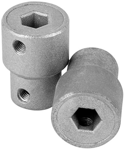 Schellenberg 17128 Raffstoreadapter Set 8 mm hexagonal für aussen Jalousien, zur Nachrüstung bei bestehendem Raffstore, 2 Adapter inkl. Schrauben