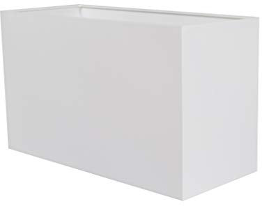 Lampenschirm JULIA 1 24x10x14H Schirm E27 für Deckenlampe Hängeleuchte Tischlampe Ersatz Lampenschirme (WEIß PVC)