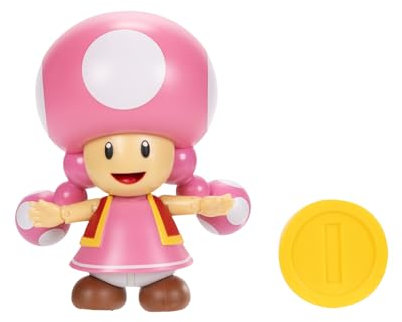 Super Mario 10,2 cm große Actionfiguren Toadette mit Münze