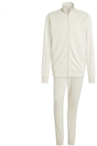 adidas Herren Basic 3-Stripes French Terry Track Suit, alumina, S