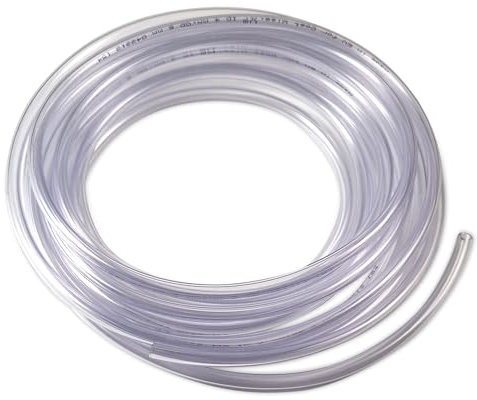MYPURECORE 10M Clear Aquarium Airline PVC Food Grade Tube - 4/6MM Oxygen Tubing for Fish Tanks, Soft Aquarium Tubing Air Hose, Air Pump Accessories.
