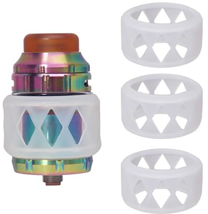 Schutzhülle Silikon für Geekvape Zeus sub ohm/Smok TFV 12/uwell crown/usw. | Kompatibel mit Tanks mit einem Durchmesser von mindestens 25mm und einer Höhe von mindestens 17mm
