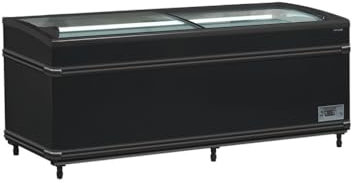 Réfrigérateur congélateur de supermarché noir SFI185B HC-CF VS - Tefcold