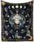 Homieblanket Jungfrau-Sternzeichen-Decke für Jungen und Mädchen, geheimes Astrologie-Themen-Design, bedruckte Überwurfdecken für Kinder, Schoß, Stuhl, Sofa, weiche Fleece-Decke, 101,6 x 127 cm