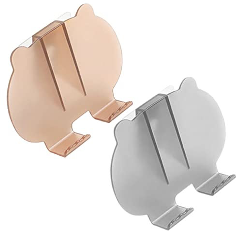 LABRIMP Lot de 2 supports de téléphone portable sur le mur - Étagères pour conteneurs de stockage - Étagères pour montage mural - Support mural pour téléphone portable - Support TV