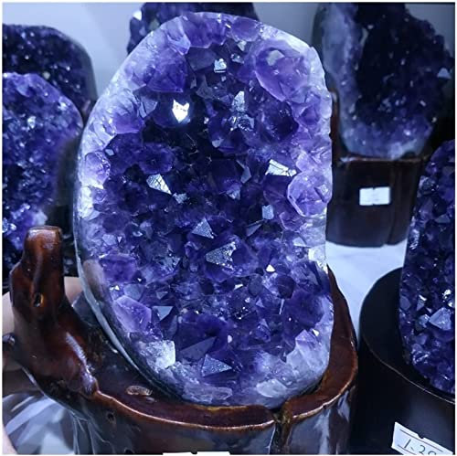 SFJSFIMQ mineralien Steine Natürlicher lila Kristallcluster Natürliche Uruguay Amethyst Höhle Dekoration kristall Steine deko