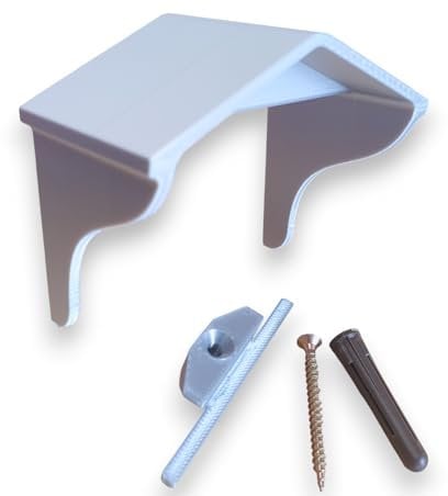 Door bell rain cover hood to fit ring door bell (Silver)