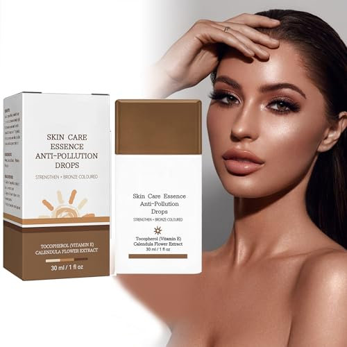 MagiSel Seren Flüssige Bronzer Creme, Bronzer Drops für Gesicht und Körper, Natürlich, Mittel, Selbstbräuner