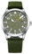 BOLYTE Automatische mechanische Herren-Armbanduhr, selbstaufziehend, automatisches Datum, Militär, Sport, Herren-Armbanduhr mit Lederband, Edelstahlband, grün, Militär