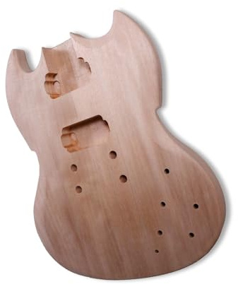 Corpo della chitarra non finito Chitarra Elettrica In Mogano Adatta Per SG Corpo Speciale Corpo Custodia Chitarra Elettrica Accessori Semilavorati
