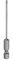 QUARKZMAN Embout de Tournevis Plat Magnétique Sl2 en Acier S2 2mm Embout de Tournevis à Tête Plate 1/4 Tige Hexagonale Embout de Tournevis de Qualité Industrielle de 3 de Long