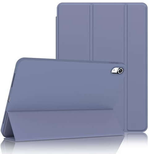 Funda para iPad (A16) 11ª generación 11 pulgadas 2025/10 generación 10.9 pulgadas 2022 caso Slim Stand Hard Back Shell Protective Cover with Auto Wake/Sleep for iPad 11/10 (lavanda)