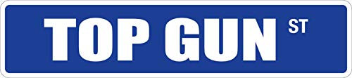 Metallschild Top Gun 4 x 16 Metall-Neuheit Straßenschild