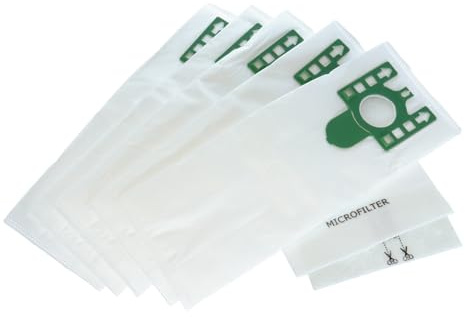 Bag Lady HEPA Microfibre Dust Bag and Filter Kit (Pack of 5+2) for Miele S7260 Cat and Dog S7280 Allervac S7510 AutoCare S7580 AutoCare S7999 U Vacuum Cleaner Dust Bags Replacement 10123250