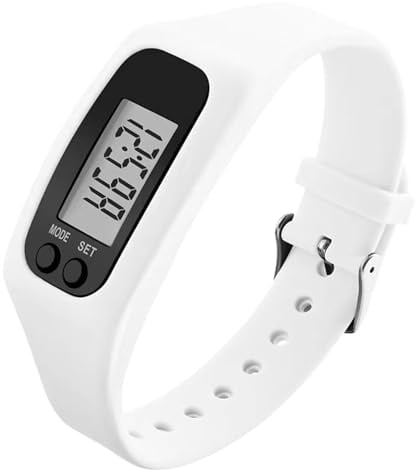 Hobngmuc Schrittzähler Uhr | Armband Kein Smartphone Keine App Erforderlich,Großbildschirm Uhr Mit Schrittzähler,Für Gehen, Joggen, Wandern, Park, Fitnessstudio, Fitness, Tägliche Reise, Pendeln,