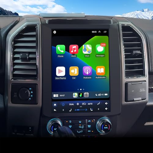 SEICANE Radio Upgrade for 2015-2020 Ford F150, 12.1 inch Touch Screen Android Stereo, Support Carplay GPS WiFi Android Auto, 8 Core 4G RAM+64G ROM