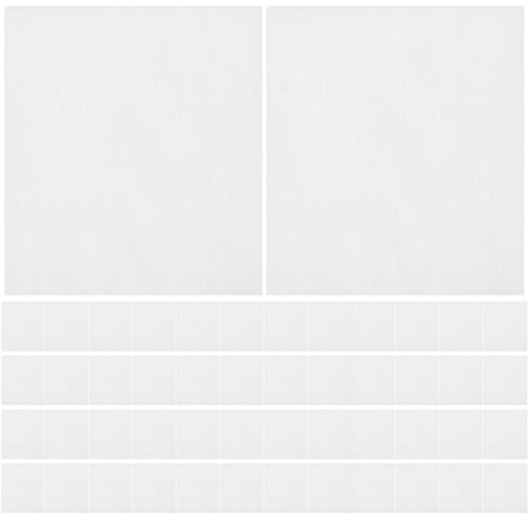 TOYZFRIENDY 4800stücke Quadratische Wattepads für Hautpflege zum Abschminken für Gesichtswasser Dünne Fusselfreie Applikatoren aus Ultraweicher Baumwolle für Tägliche Gesichtsreinigung